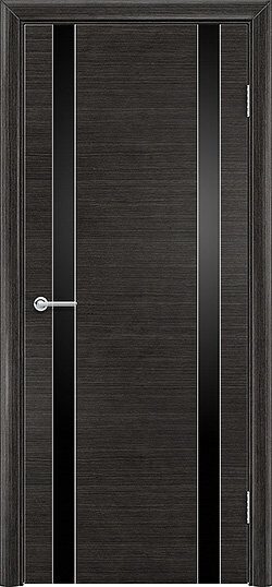Межкомнатная дверь G-9 (Стекло черное)