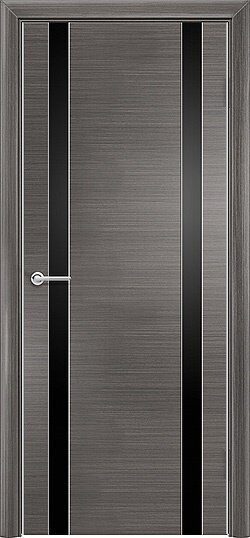 Межкомнатные двери с алюминиевой кромкой Q9 (Черный)